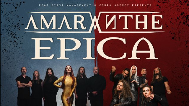 EPICA y AMARANTHE anuncian su gira "Arcane Dimensions" con dos fechas en España para 2026