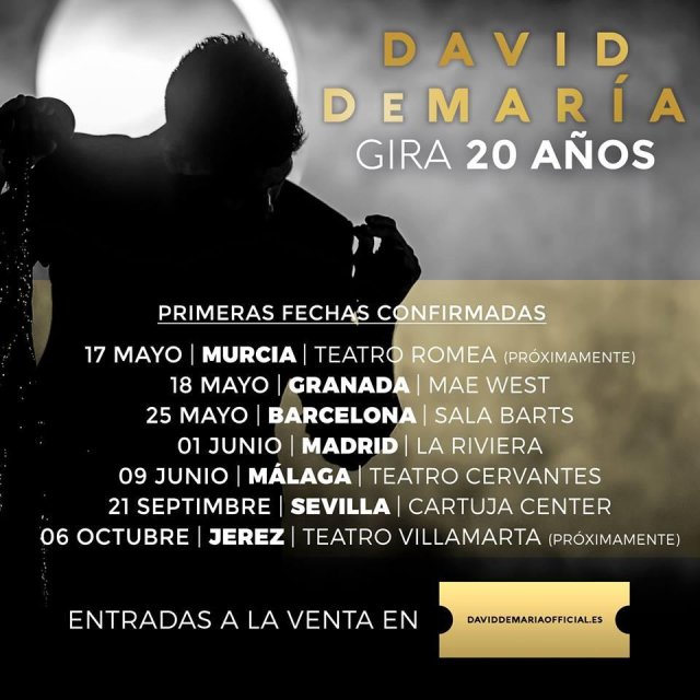 David DeMaría celebra este año sus 20 años de carrera con el lanzamiento con un álbum recopilatorio