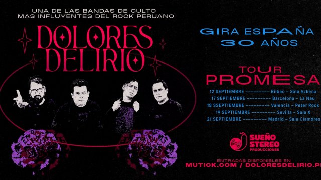 Dolores Delirio Anuncia su Primera Gira por España para Celebrar 30 Años de Trayectoria