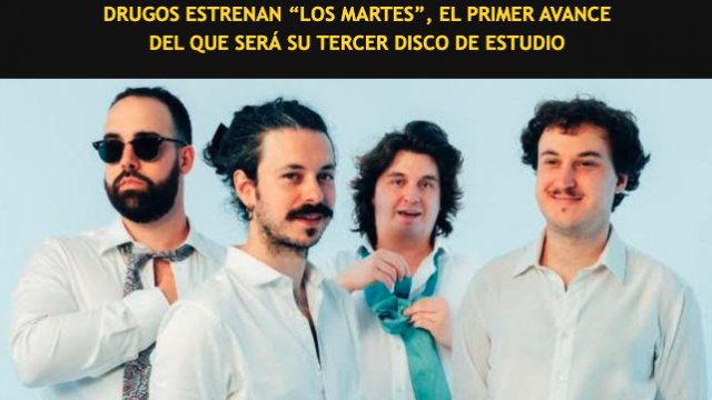 Drugos Lanza “Los Martes”, el Primer Adelanto de su Tercer Álbum