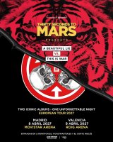 Thirty Seconds To Mars: Duelo de titanes en Madrid y Valencia para 2027