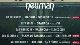 Neuman continuará la gira Crashpad en el año 2019