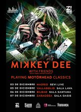Mikkey Dee recuperará los clásicos de Motörhead en una gira española de cuatro conciertos