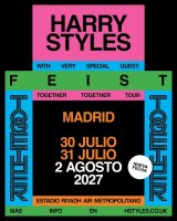 Harry Styles ampliará «Together, Together» en 2027 con dos conciertos en Madrid