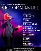 Víctor Manuel desvela las primeras fechas de su gira de 2027