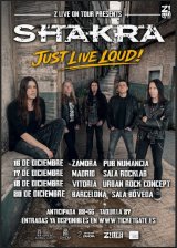 Shakra regresará a España en diciembre de 2026 con cuatro conciertos para presentar «Just Live Loud!», su nuevo número uno en Suiza