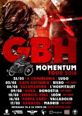 La veterana banda GBH presenta su nuevo disco Momentum por España