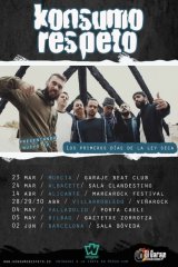 Konsumo Respeto presentan las primeras fechas de su gira
