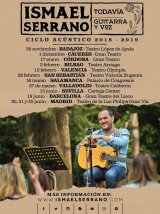 Ismael Serrano anuncia nuevos conciertos en Madrid, Badajoz, Málaga, Alicante o Gijón 