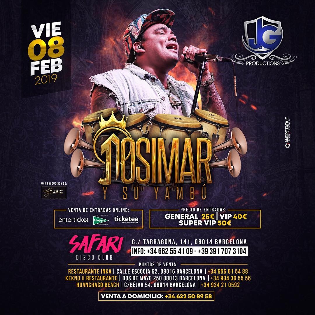 Concierto De Josimar Y Su Yambu En Barcelona Comprar Entradas Get all the lyrics to songs by josimar y su yambú and join the genius community of music scholars to learn the meaning behind the lyrics. concierto de josimar y su yambu en