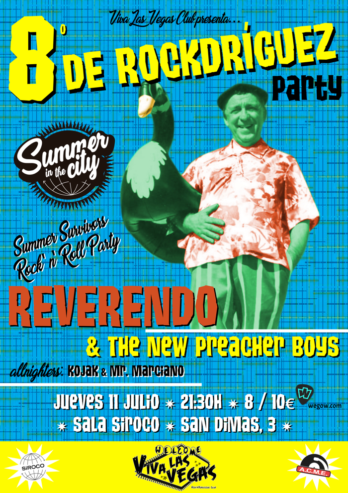 Concierto de Reverendo & the New Preacher Boys en Madrid. Comprar Entradas. Concierto de Reverendo & the New Preacher Boys en Madrid. Comprar Entradas.