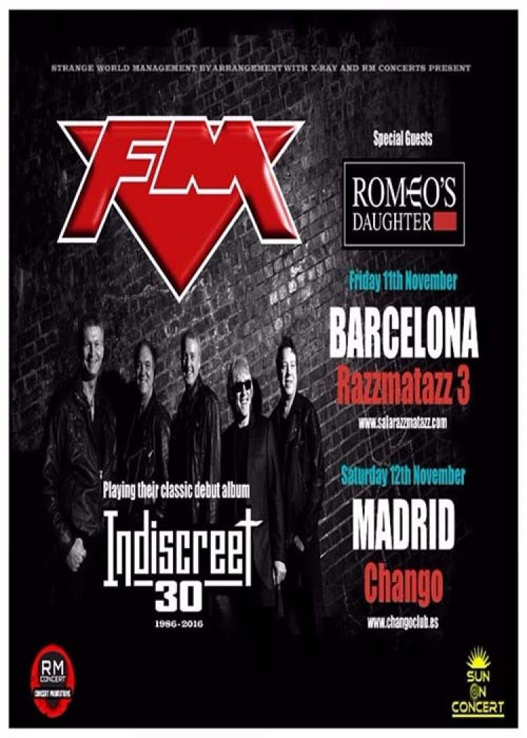 Concierto de FM en Madrid. Comprar Entradas.