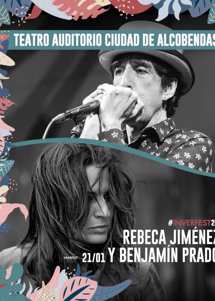 Cartel de Concierto de Rebeca Jiménez + Benjamin Prado en Alcobendas