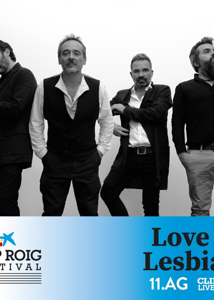 Cartel de Concierto de Love of Lesbian en Palafrugell