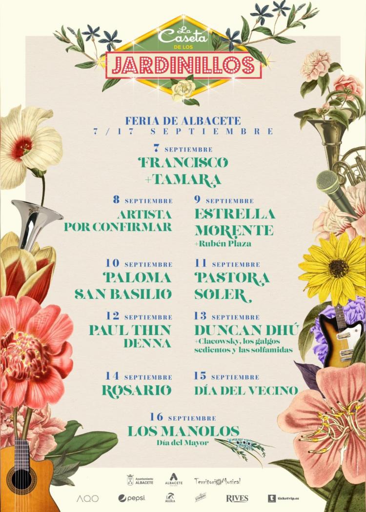 Cartel de Concierto de Estrella Morente en Albacete
