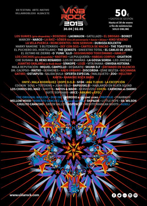 Cartel de Viña Rock 2015