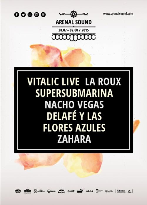Cartel de Festival Arenal Sound 2015