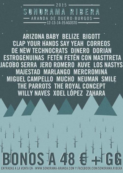 Cartel de Sonorama 2015