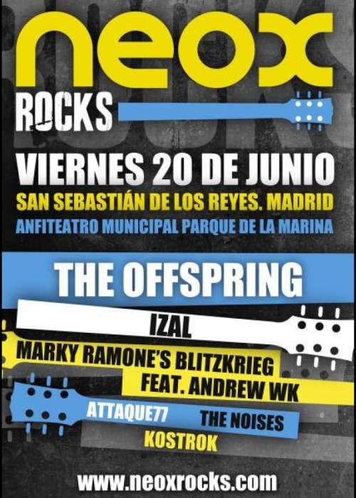 Cartel de Festival NEOX ROCKS