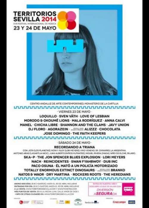 Cartel de Festival Territorios Sevilla 2014