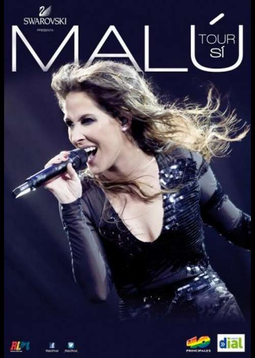 Cartel de Malú en Teruel