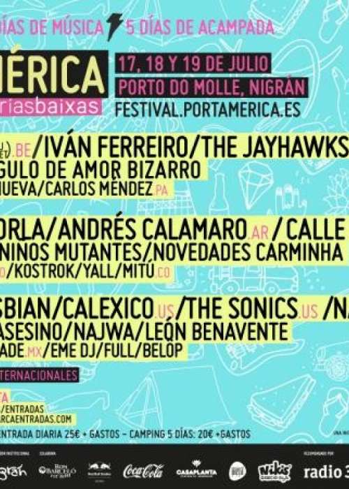 Cartel de Festival PortAmérica 2014