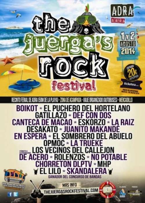 Cartel de The Juerga's Rock Festival