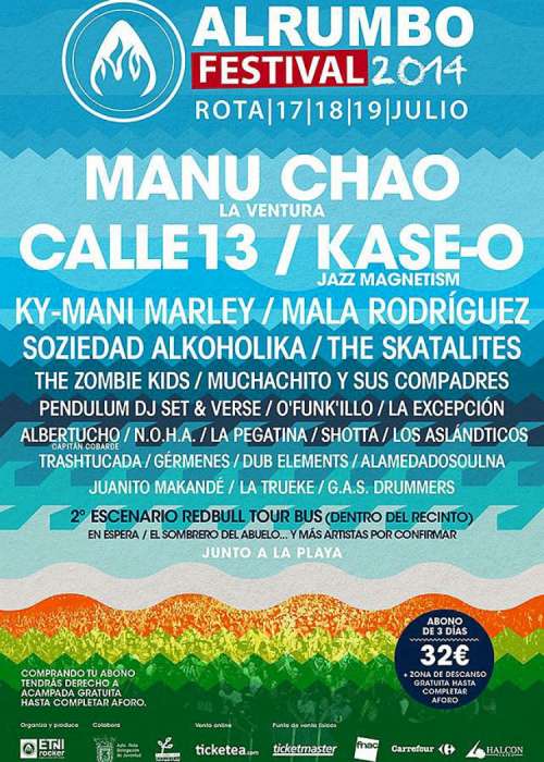 Cartel de AlRumbo Festival 2014