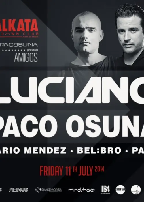 Cartel de Luciano + Paco Osuna en Gandia