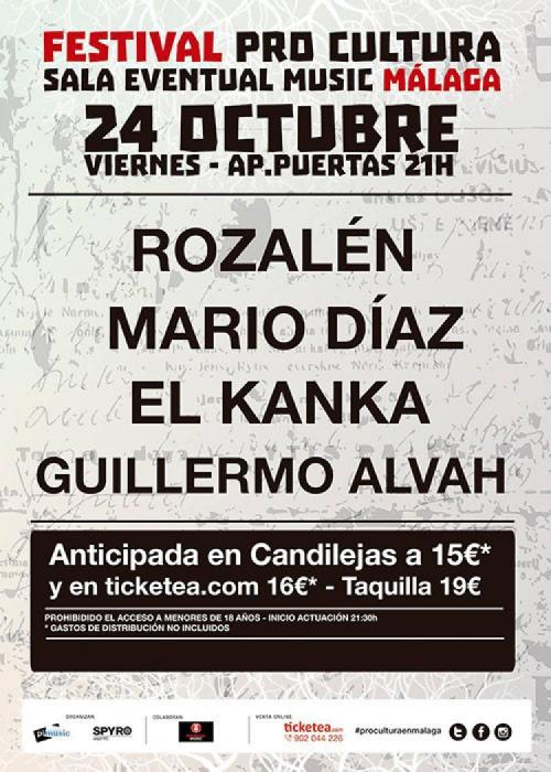 Cartel de Festival Procultura en Málaga