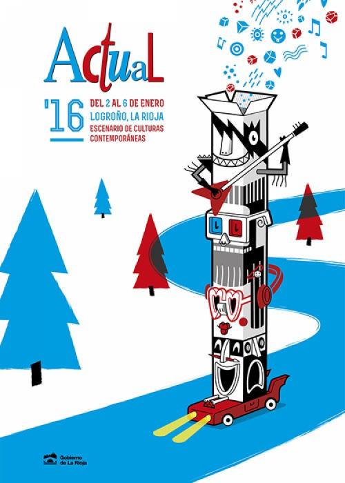 Cartel de Festival Actual 2016