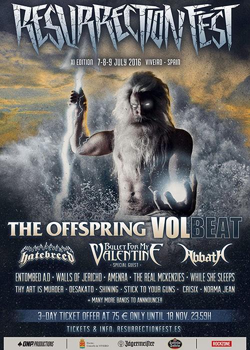 Cartel de Resurrection Festival 2016