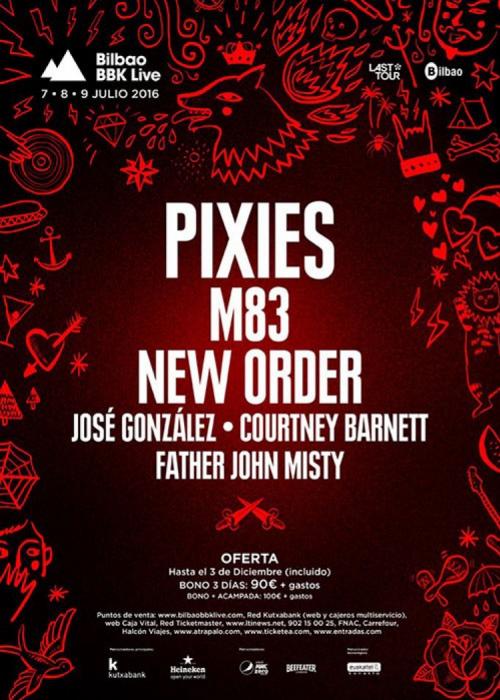 Cartel de Bilbao BBK Live 2016