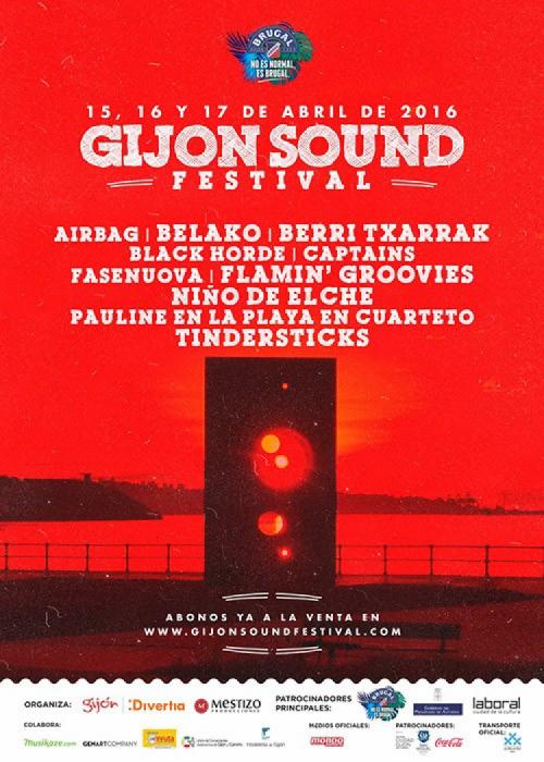 Cartel de Concierto de The Flamin' Groovies en Gijón