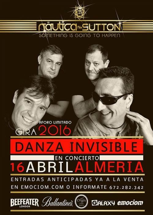 Cartel de Concierto de Danza Invisible en Almería