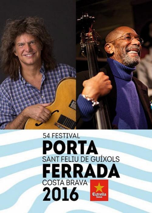 Cartel de Concierto de Pat Metheny y Ron Carter en Sant Feliu de Guíxols