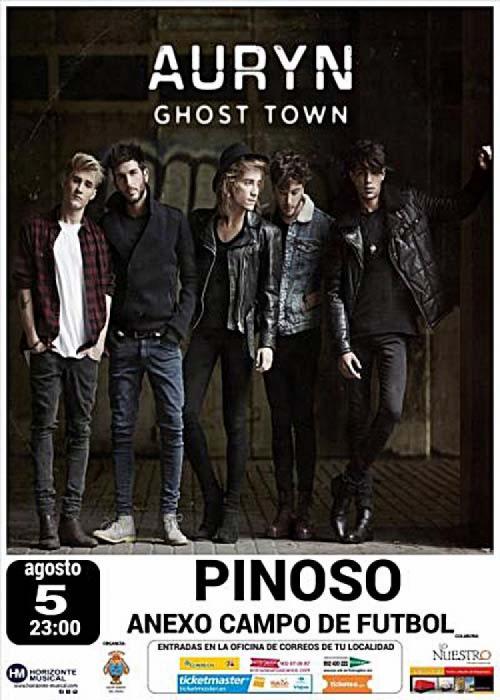 Cartel de Concierto de Auryn en El Pinoso