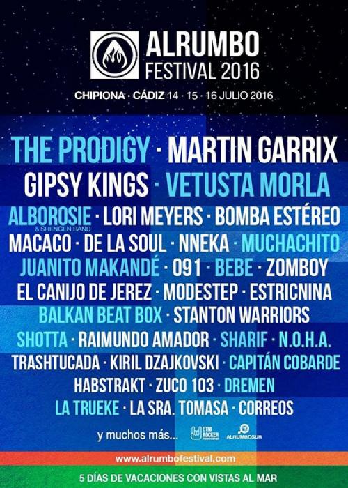 Cartel de Festival AlRumbo 2016