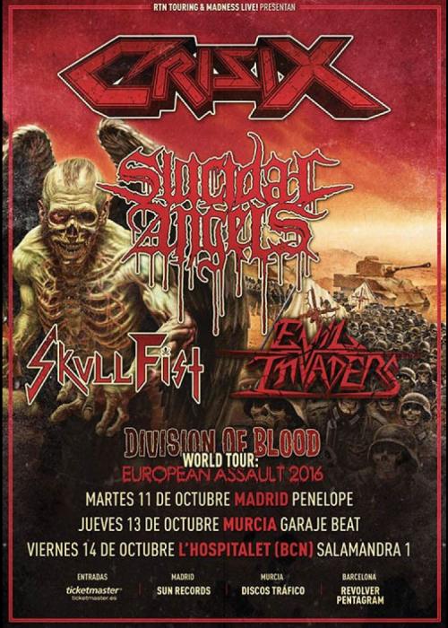 Cartel de Concierto de Crisix en Hospitalet