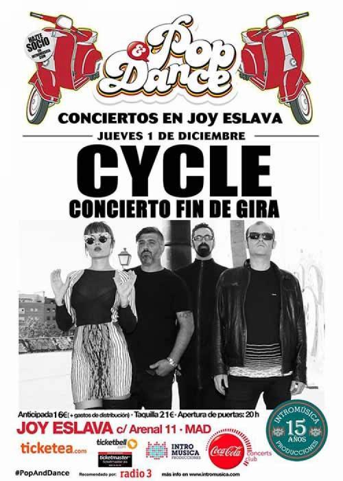 Cartel de Concierto de Cycle en Madrid