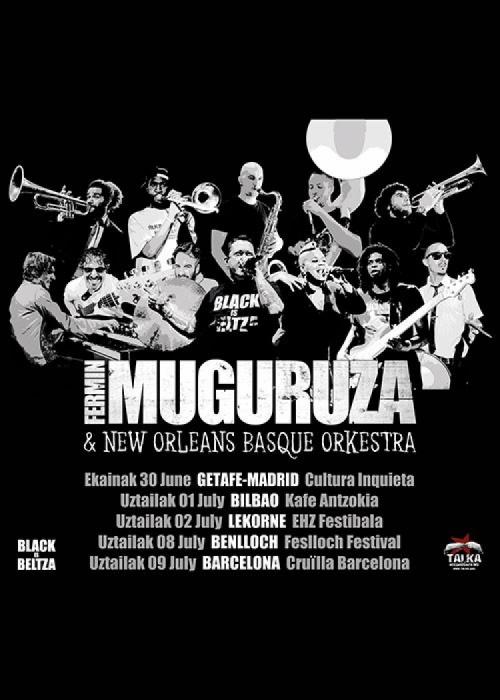 Cartel de Concierto de Fermin Muguruza en Pamplona