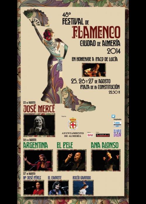 Cartel de Festival de Flamenco Ciudad de Almería