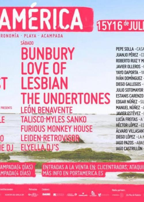 Cartel de Festival PortAmérica 2016