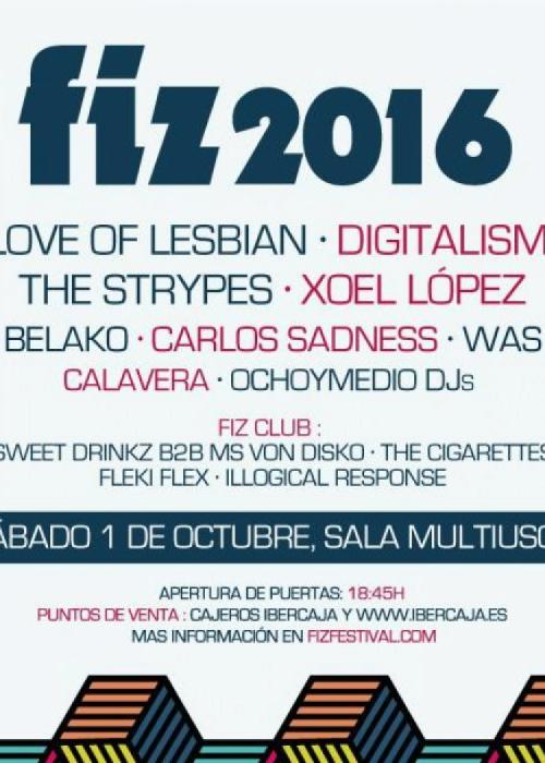 Cartel de FIZ - Festival de Música Independiente de Zaragoza