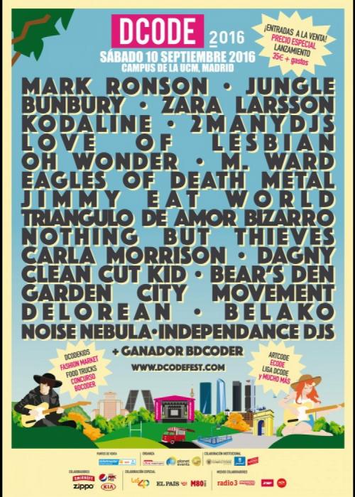 Cartel de DCODE 2016