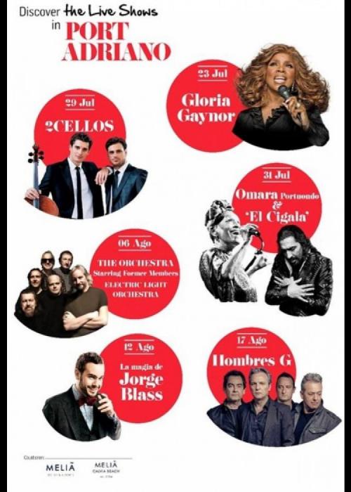 Cartel de Concierto de 2cellos en Calvià