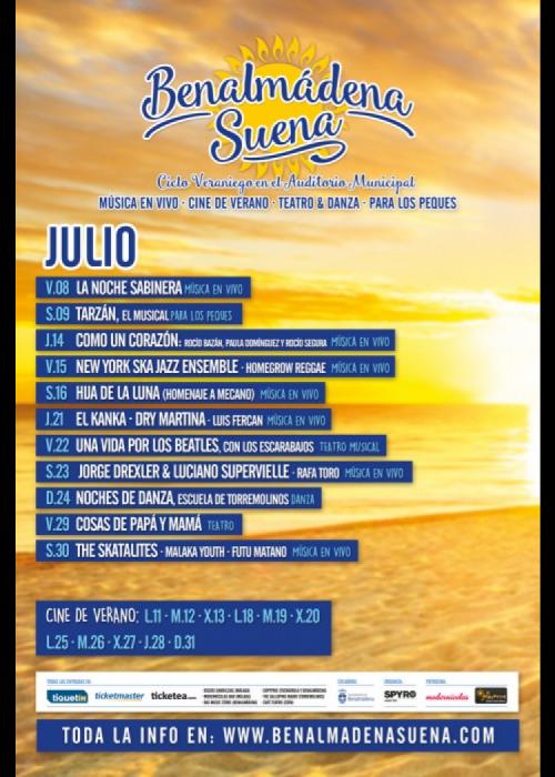 Cartel de Concierto de The Skatalites en Benalmádena