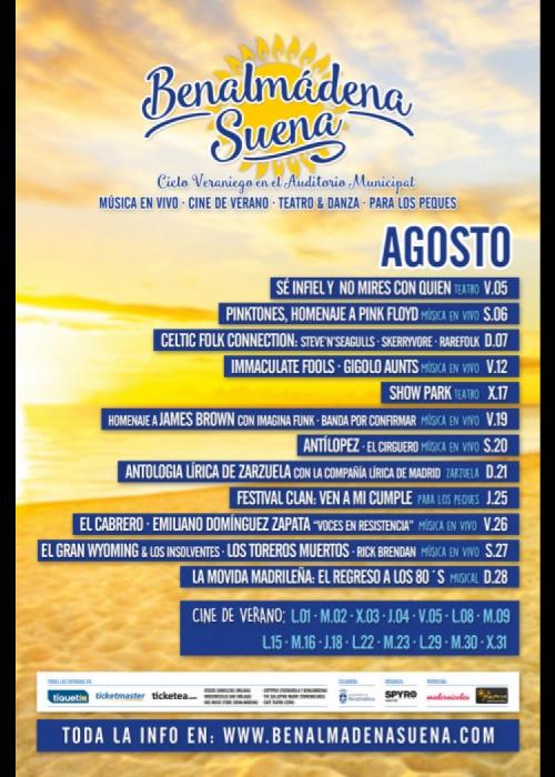 Cartel de Concierto de Antilopez en Benalmádena