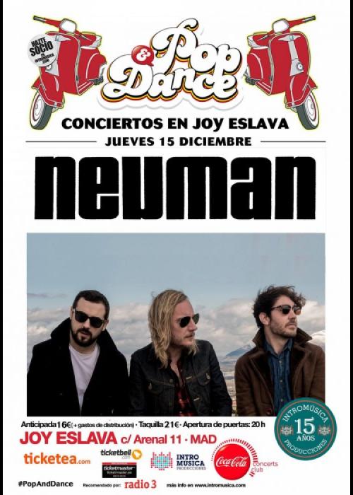 Cartel de Concierto de Neuman en Madrid