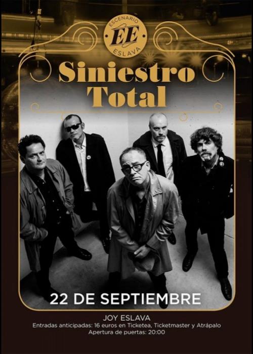 Cartel de Concierto de Siniestro Total en Madrid